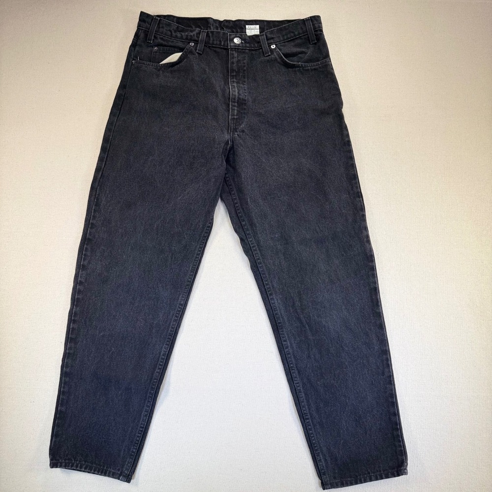 Vintage Levis 550 Orange Tab Relaxed Fit Tapered Black Jeans Mens 36x30 1995